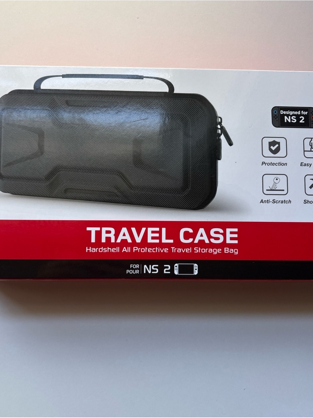 Travel Case Hard Shell Carrying Case - Black